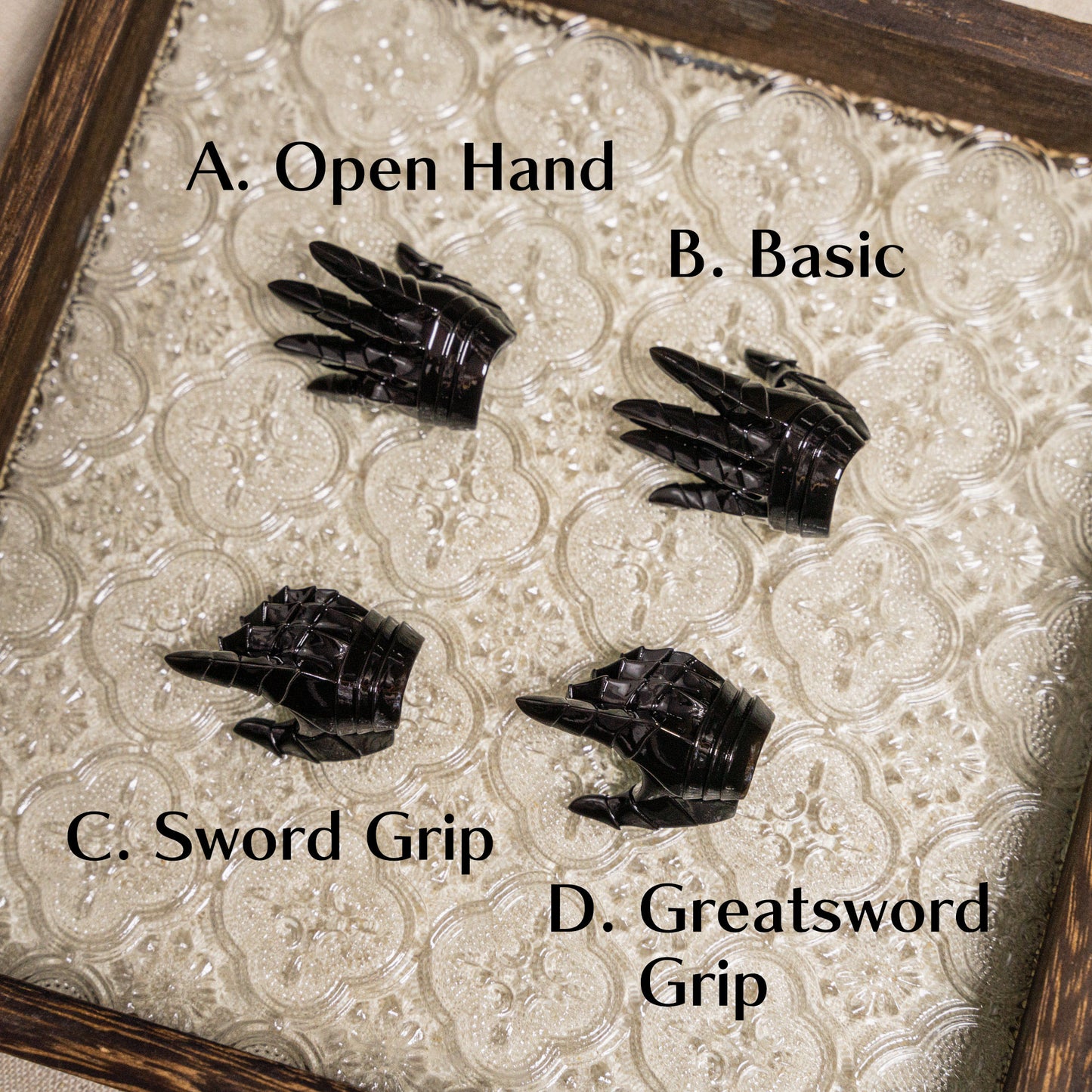 MDD Hand Armour (Glossy Black)