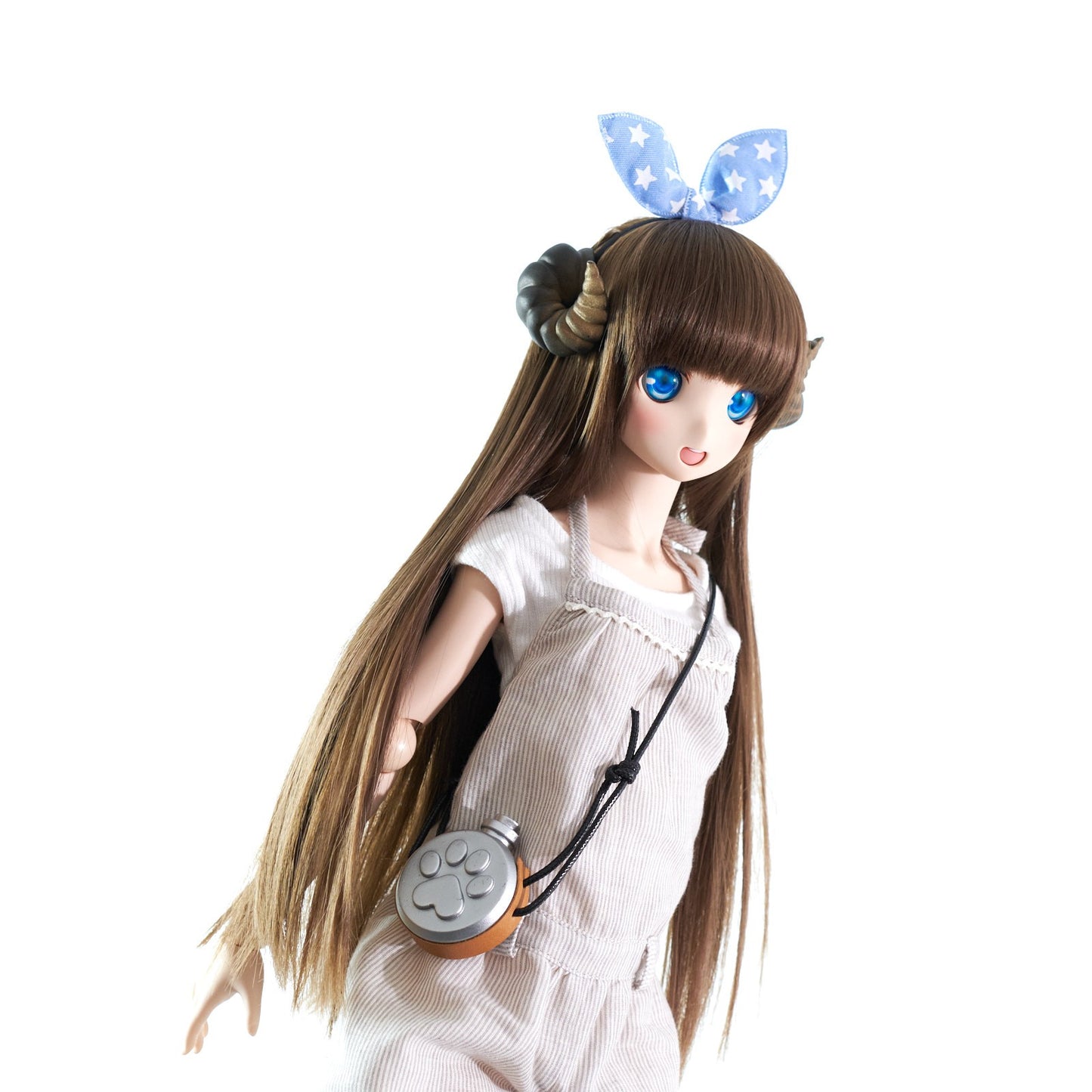 Paw Print Water Bottle Shaped Bag (Silver)