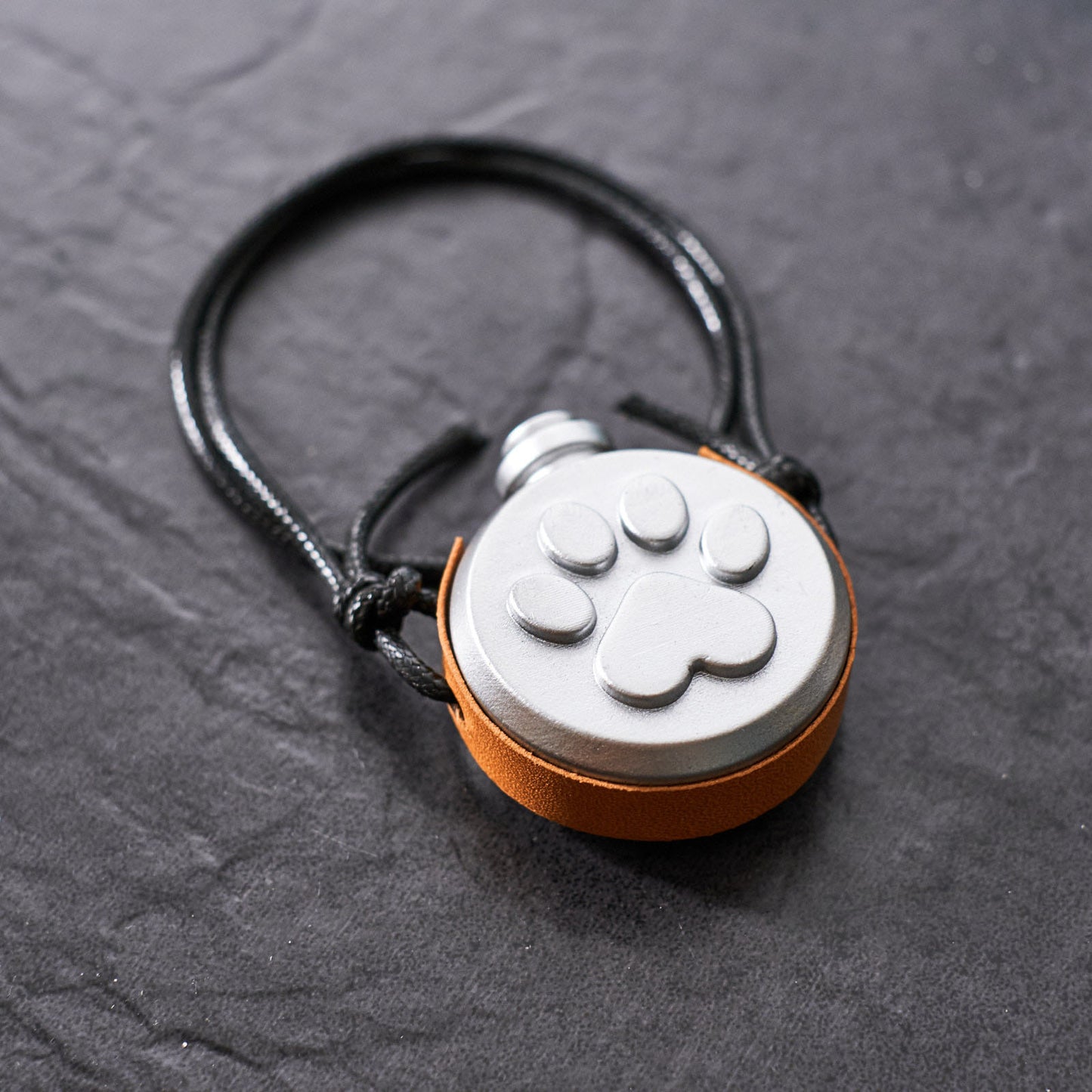 Paw Print Water Bottle Shaped Bag (Silver)