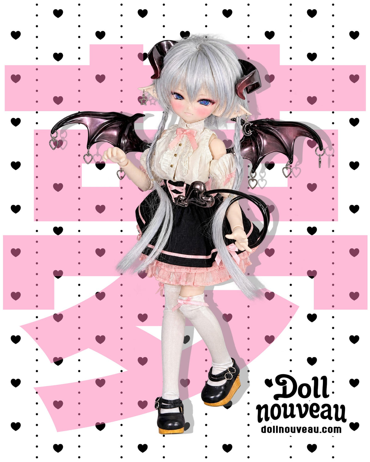 "Sweet Dream" Succubus Horns - Light Pink