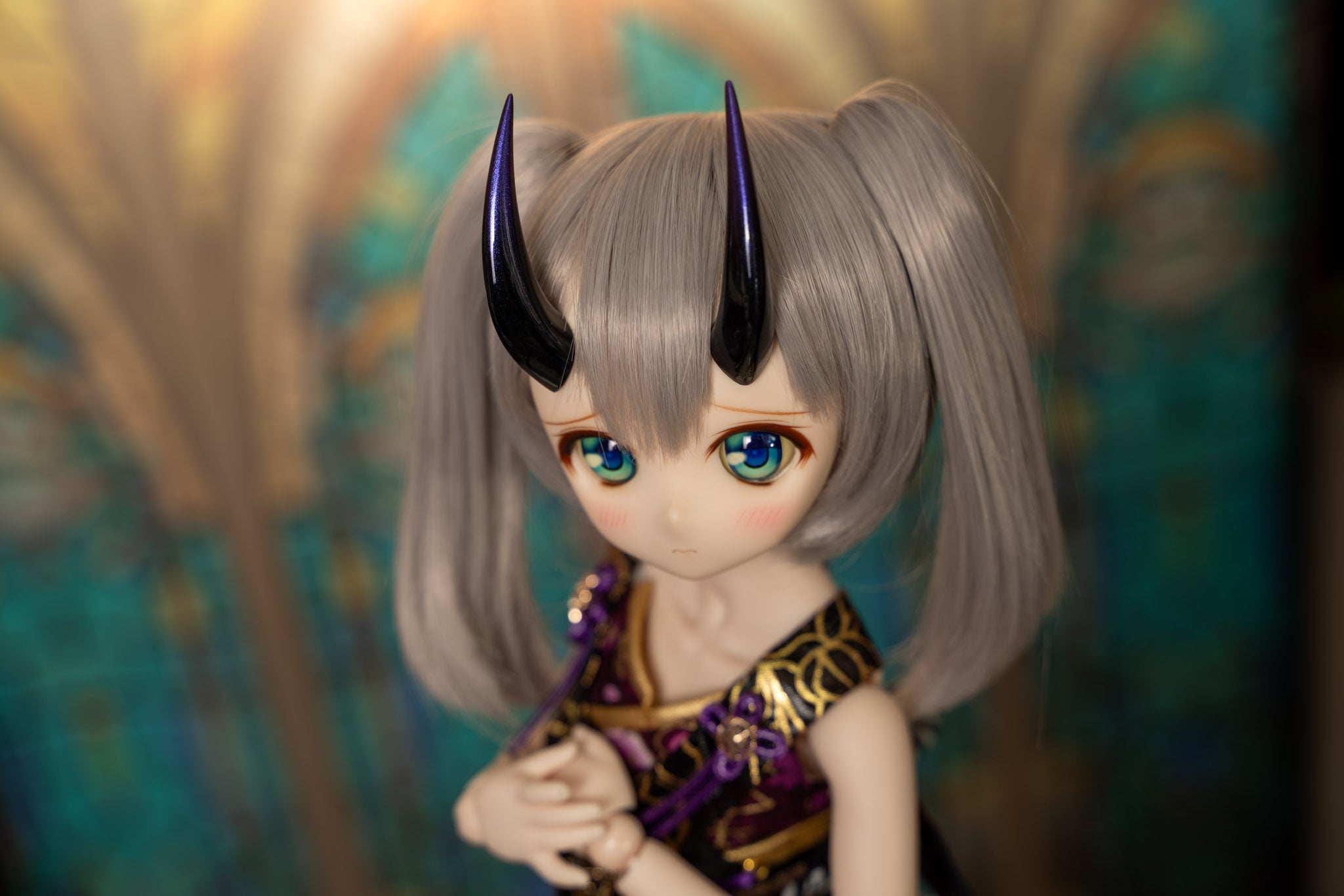 Oni Horns Type C – Magic Purple