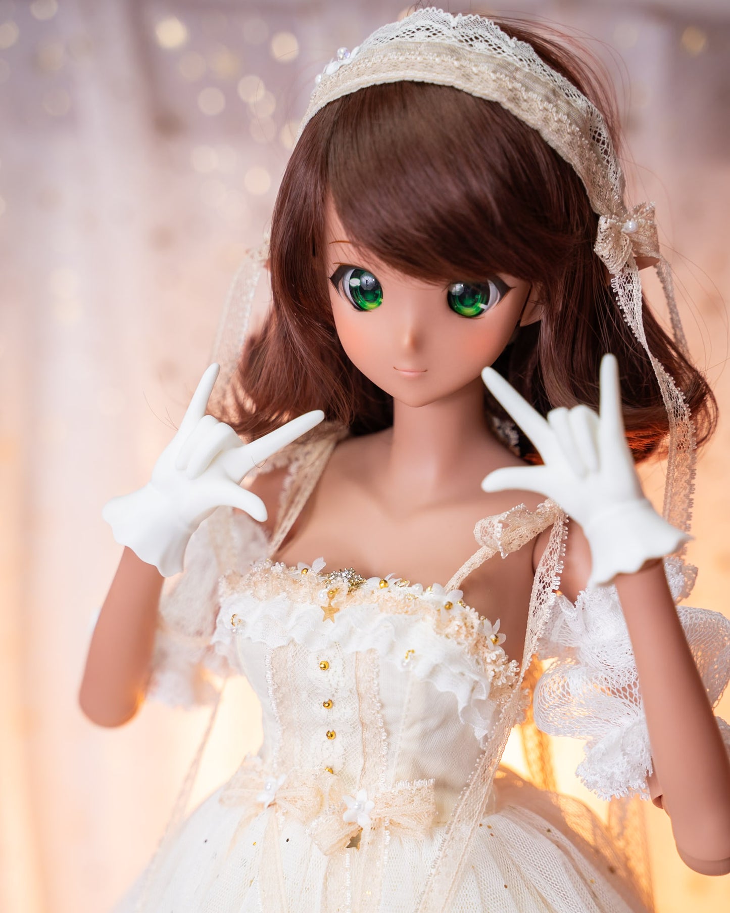 Smart Doll Wrist-Length Gloves Set