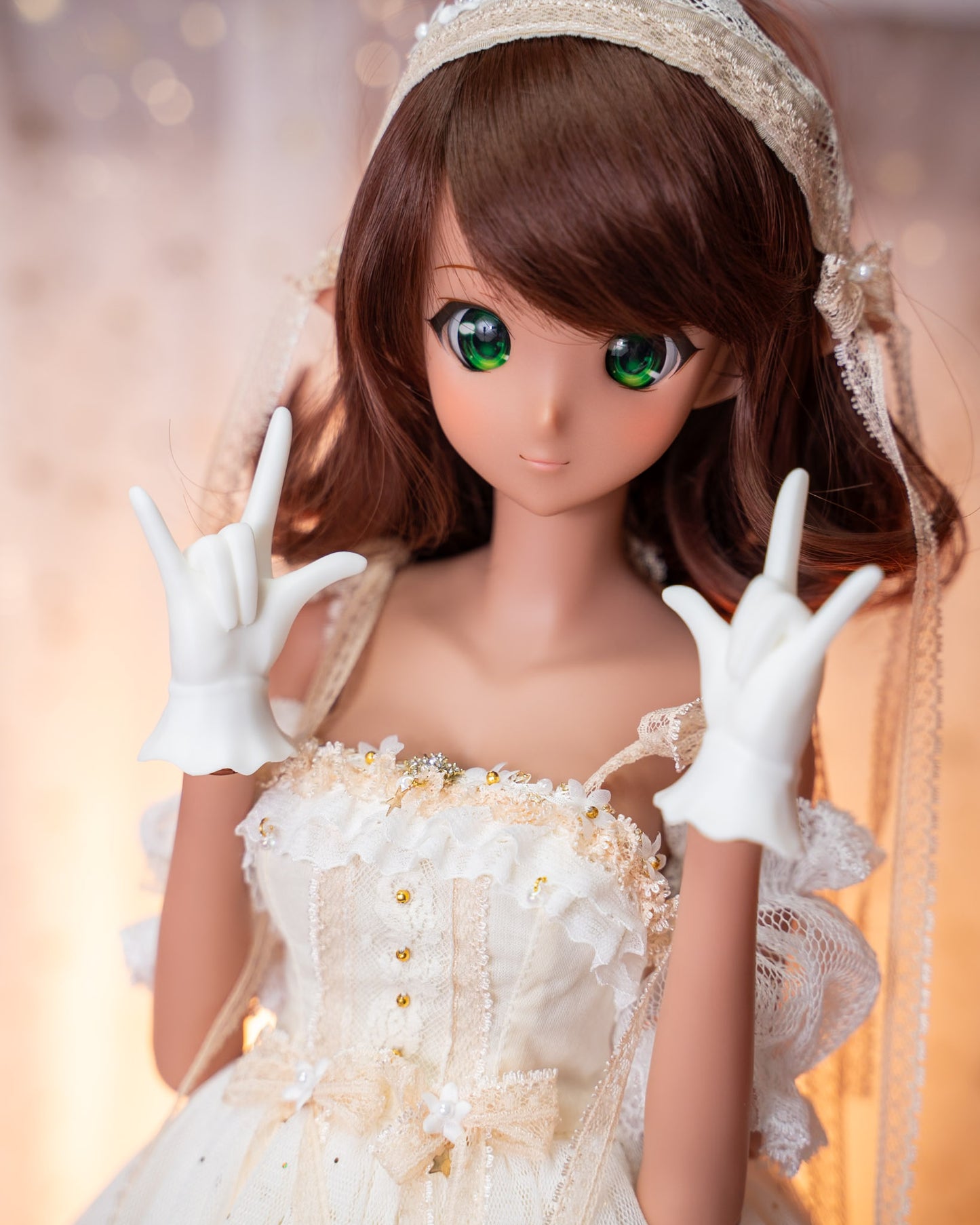 Smart Doll Wrist-Length Gloves - Idol