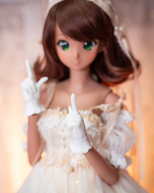 Smart Doll Wrist-Length Gloves - Pointing