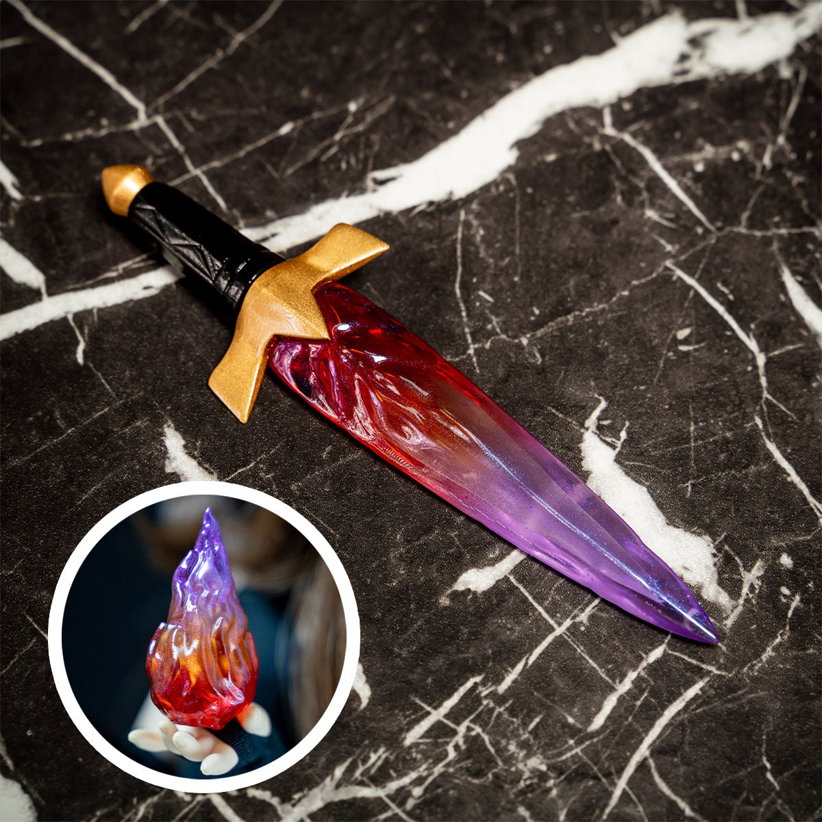 Crystal Dagger - Magic Purple