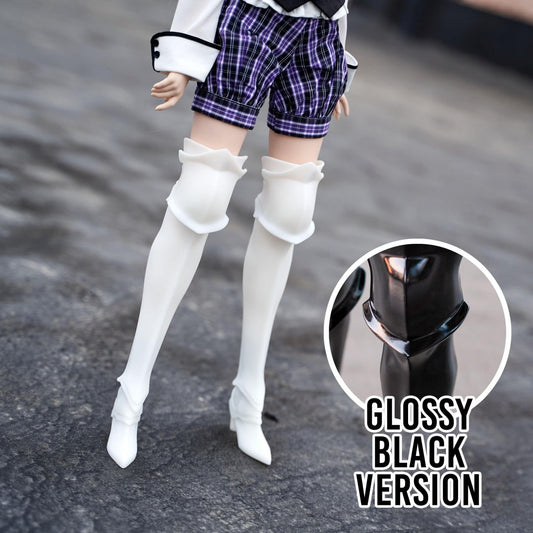 DD Leg Armour - Glossy Black