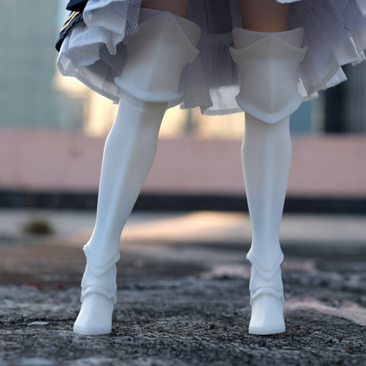 MDD Leg Armour - Semi White
