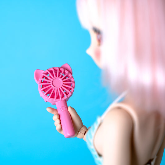Mini Handheld Fan - Pink