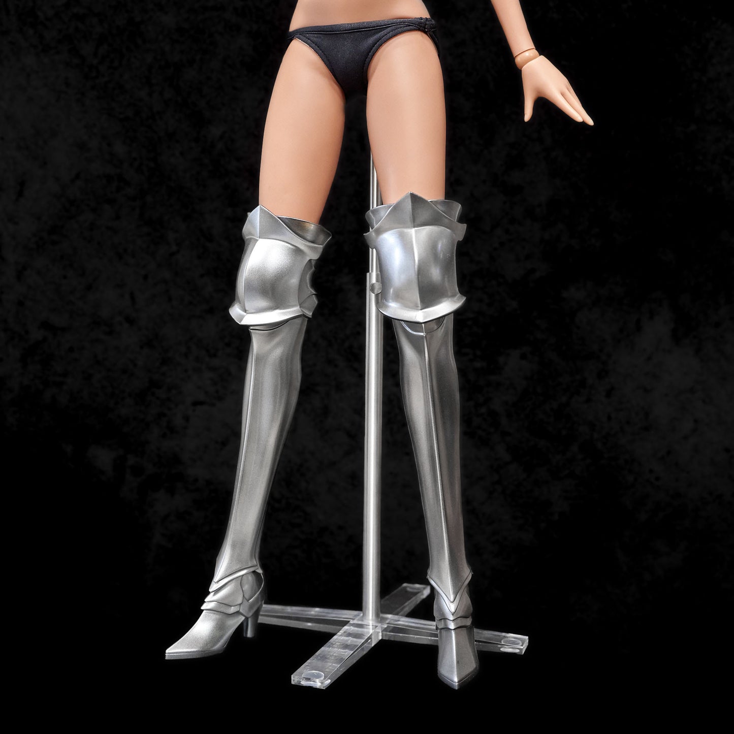 Smart Doll's Leg Armour - Silver